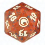 Red Scars of Mirrodin D20 Die