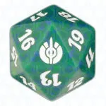 Green Mirrodin Besieged D20 Die