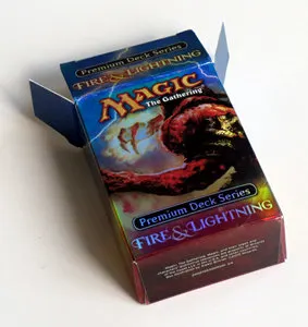 Premium Deck Series: Fire & Lightning: "Flames of the Blood Hand" Card Box