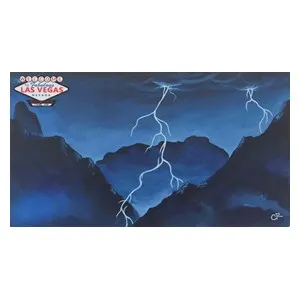 Grand Prix Las Vegas 2015 Lightning Bolt Playmat