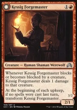 Kessig Forgemaster // Flameheart Werewolf