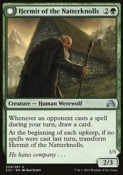 Hermit of the Natterknolls // Lone Wolf of the Natterknolls