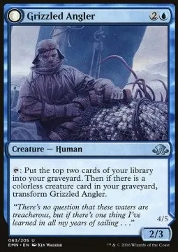 Grizzled Angler // Grisly Anglerfish