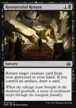 Resourceful Return