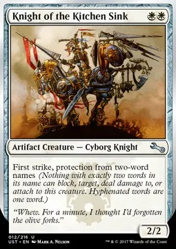 Knight of the Kitchen Sink