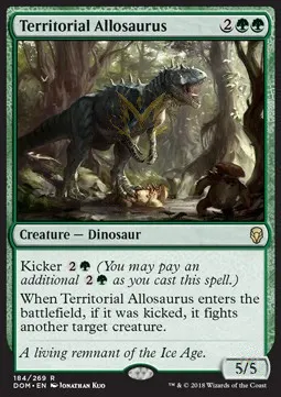 Territorial Allosaurus
