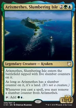 Arixmethes, Slumbering Isle