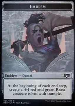 Domri, Chaos Bringer Emblem