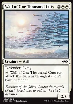 Wall of One Thousand Cuts