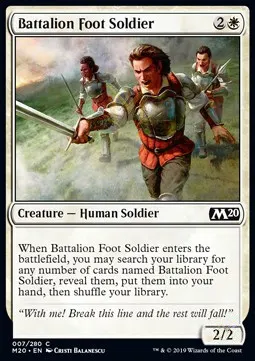 Battalion Foot Soldier