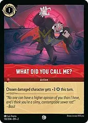 What Did You Call Me?