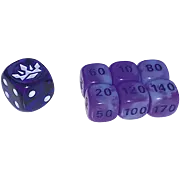 Chilling Reign: Shadow Rider Calyrex Dice Set