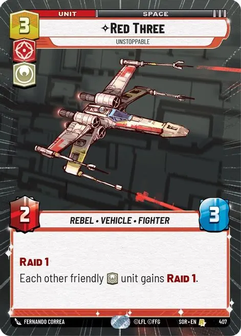 Red Three, Unstoppable