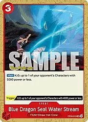 Blue Dragon Seal Water Stream