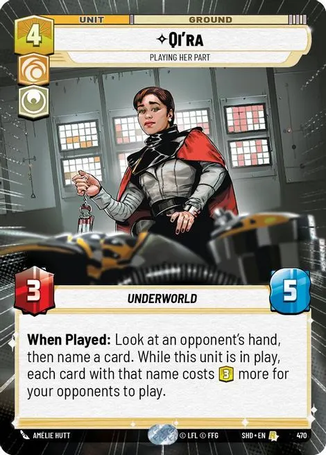 Qi'ra - Playing Her Part