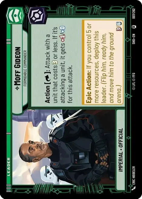 Moff Gideon - Formidable Commander