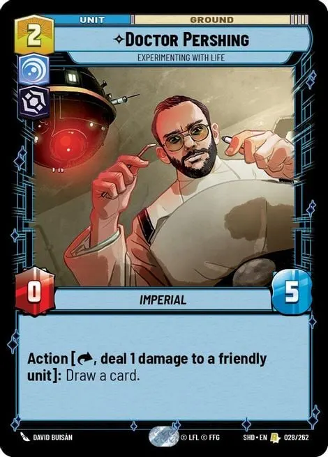 Doctor Pershing, Experimenting With Life