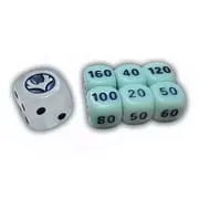 Silver Tempest Dice Set