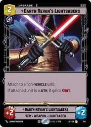 Darth Revans Lightsabers