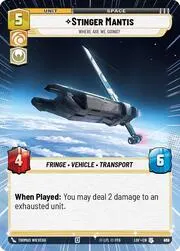 Stinger Mantis - Where Are We Going?