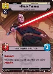 Darth Tyranus - Servant of Sidious