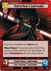 Darth Mauls Lightsaber