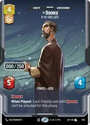 Dooku - It Is Too Late
