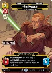 Cin Drallig - Esteemed Blademaster