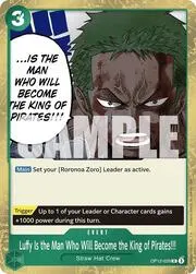 Luffy Is the Man Who Will Become the King of Pirates!!!