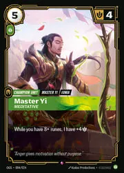 Master Yi - Medative