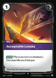 Acceptable Losses