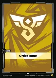 Order Rune