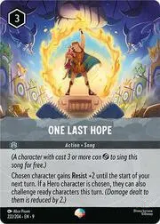One Last Hope