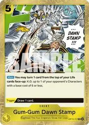 Gum-Gum Dawn Stamp