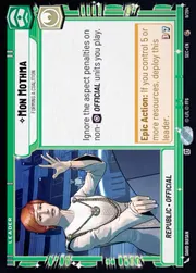 Mon Mothma – Forming a Coalition