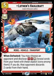Luthen's Haulcraft - Countermeasures Armed