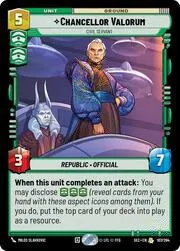 Chancellor Valorum - Civil Servant