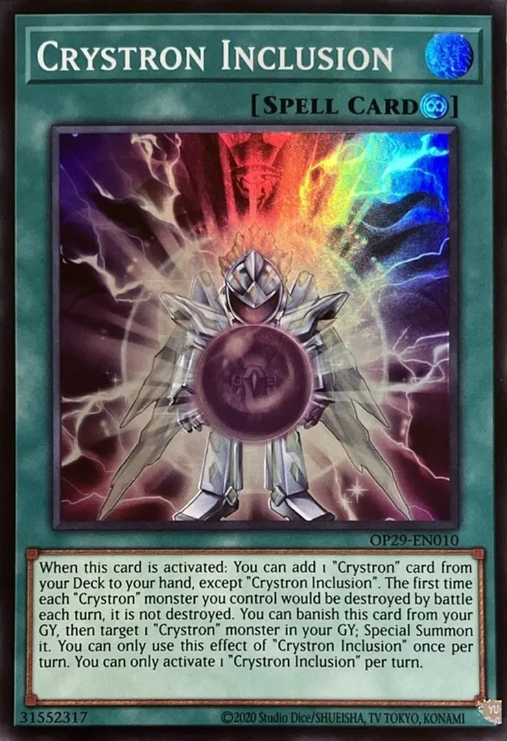 Crystron Inclusion