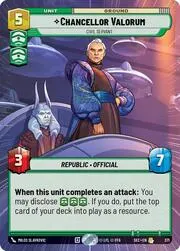 Chancellor Valorum - Civil Servant