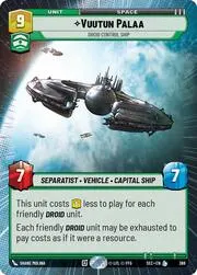 Vuutun Palaa - Droid Control Ship