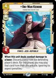 Obi-Wan Kenobi - Finding What Doesnt Exist