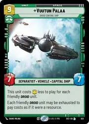 Vuutun Palaa - Droid Control Ship