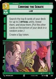 Convene the Senate