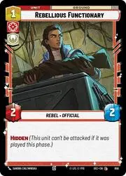Rebellious Functionary