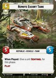 Remote Escort Tank