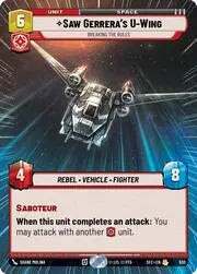 Saw Gerreras U-Wing - Breaking the Rules