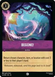 Begone!