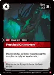 Perched Grimwyrm