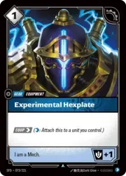 Experimental Hexplate