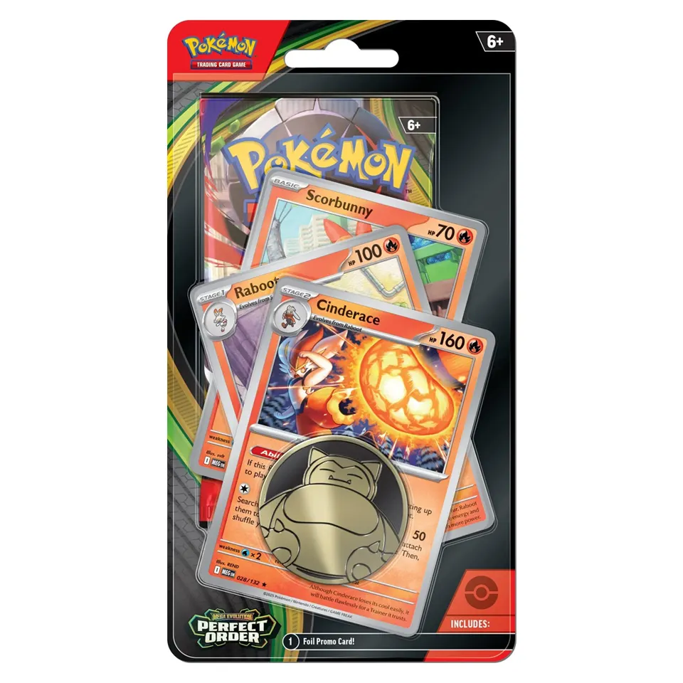 Perfect Order: Cinderace Premium Checklane Blister